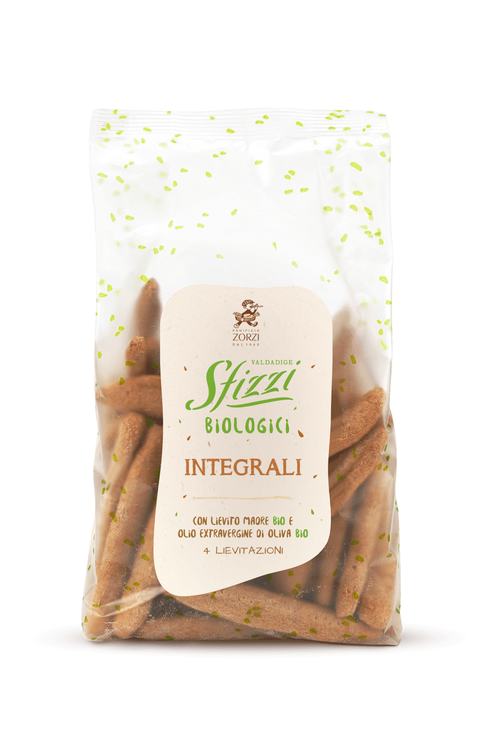 Whole Wheat Organic Sfizzi Mini Breadsticks