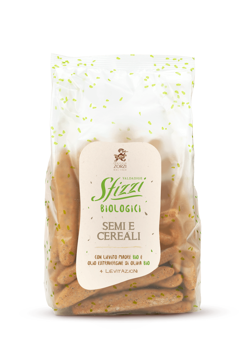 Seeds and Cereals Organic Sfizzi Mini Breadsticks